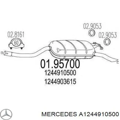  A1244910500 Mercedes