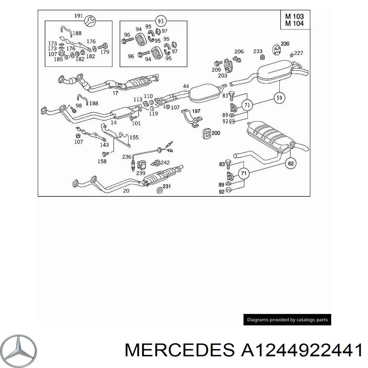 A1244922441 Mercedes 