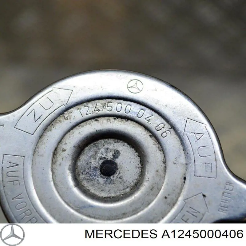 Tapa de radiador A1245000406 Mercedes