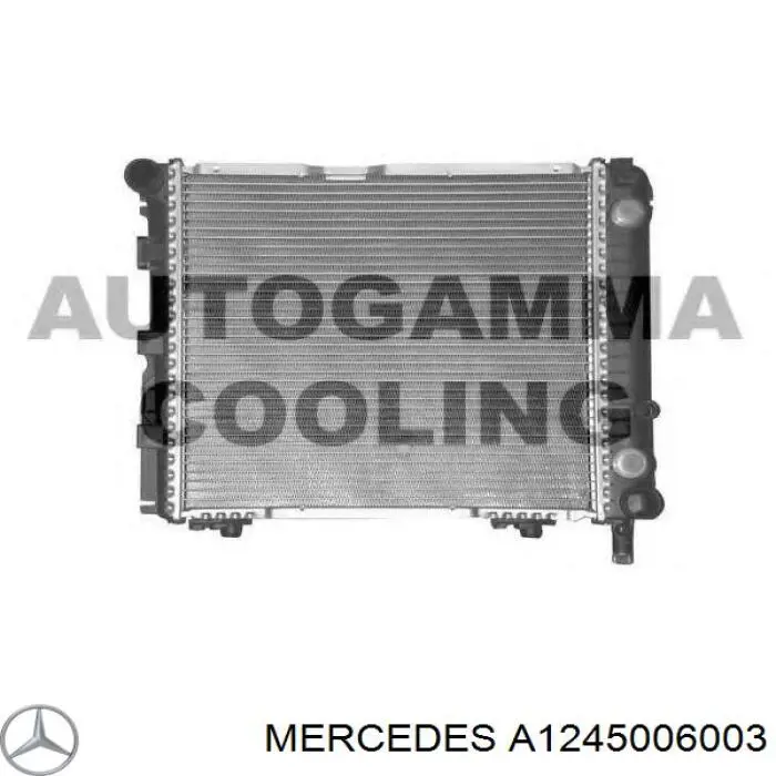 A1245006003 Mercedes радиатор