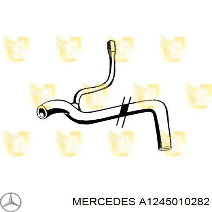 Шланг радиатора, нижний Mercedes A1245010282 цена, от 32.60 USD