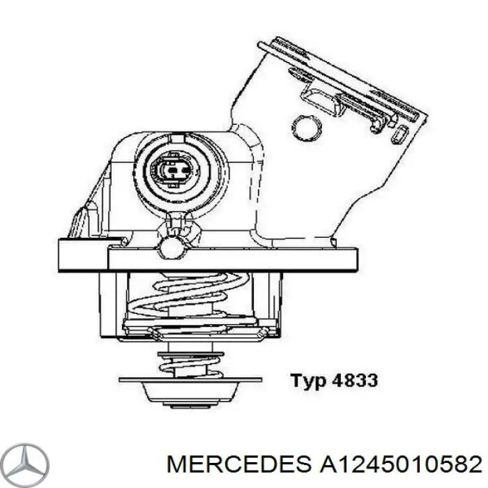 Шланг радиатора охлаждения Mercedes A1245010582 цена, от 94.45 USD