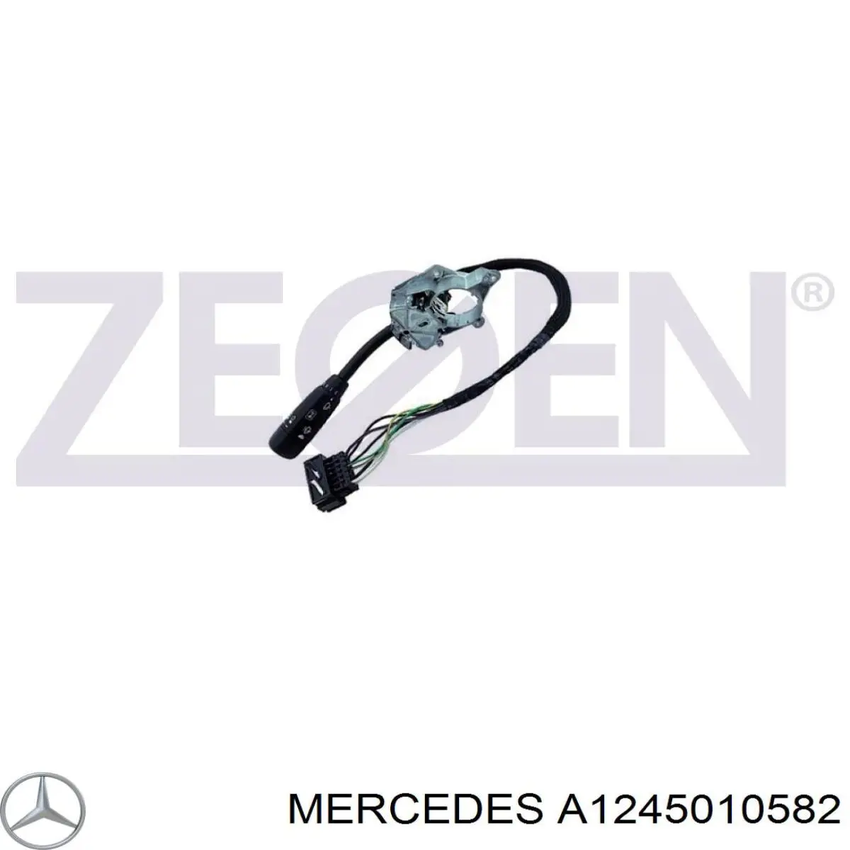 Патрубок радиатора A1245010582 Mercedes