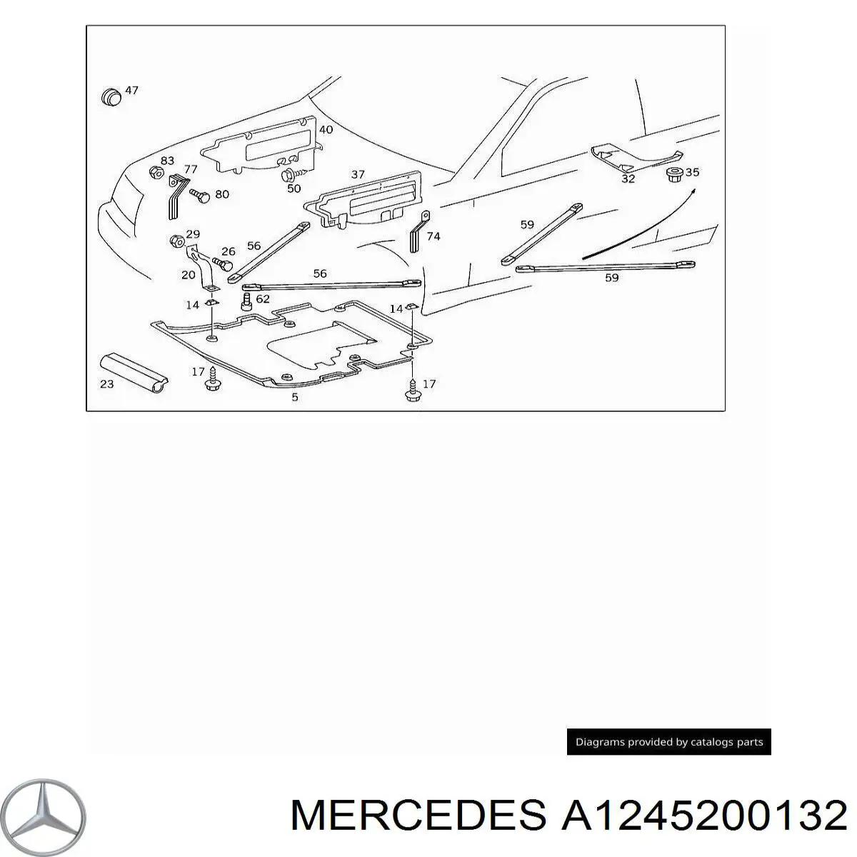 A1245200132 Mercedes 