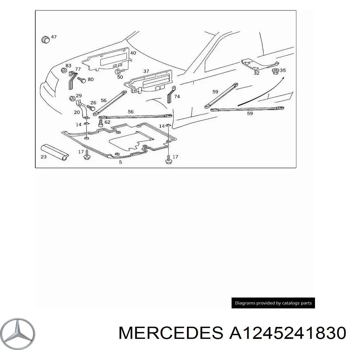 A1245241830 Mercedes 