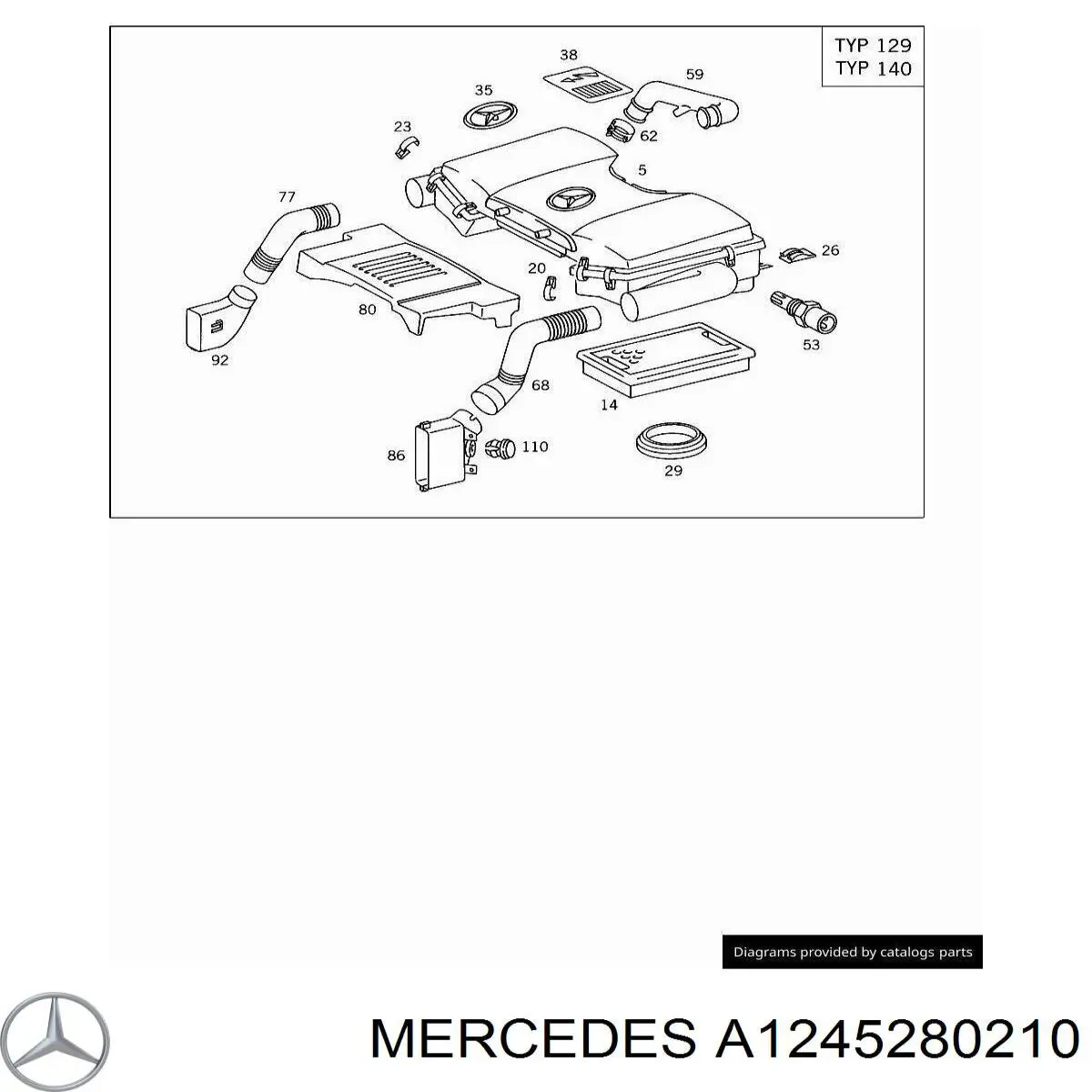 A1245280210 Mercedes 