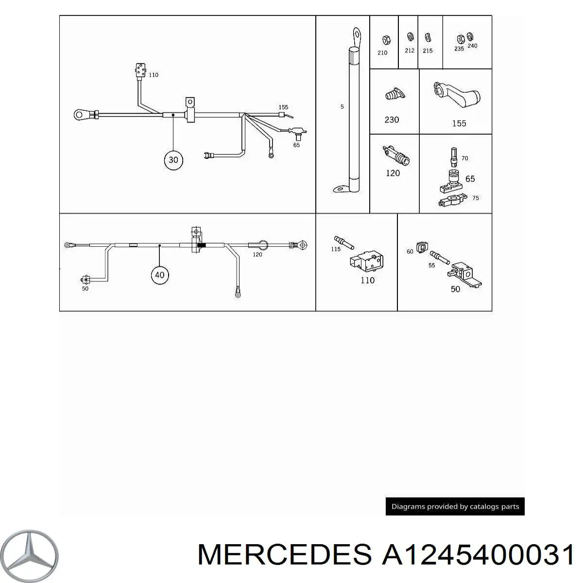  A1245400031 Mercedes