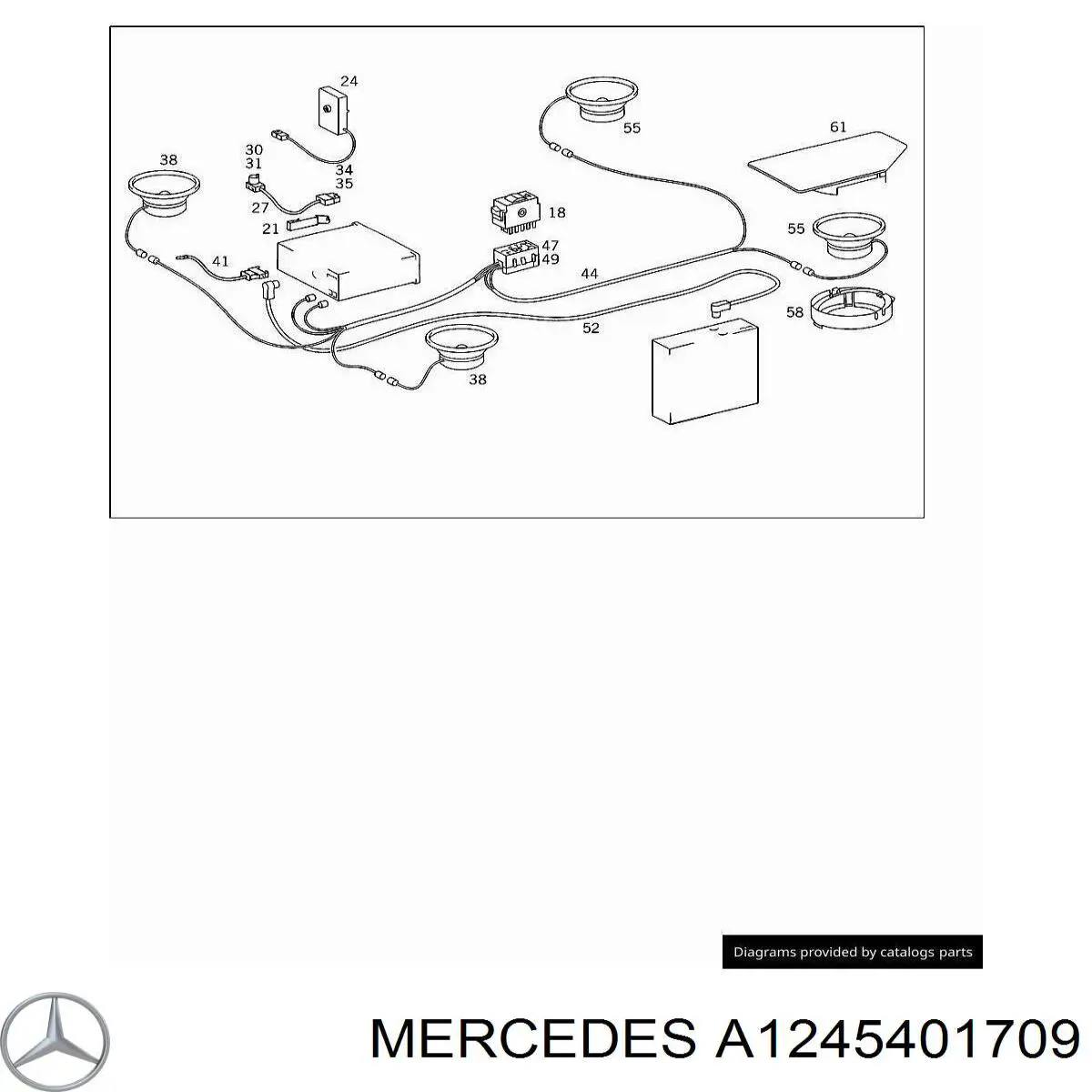 A1245401709 Mercedes 