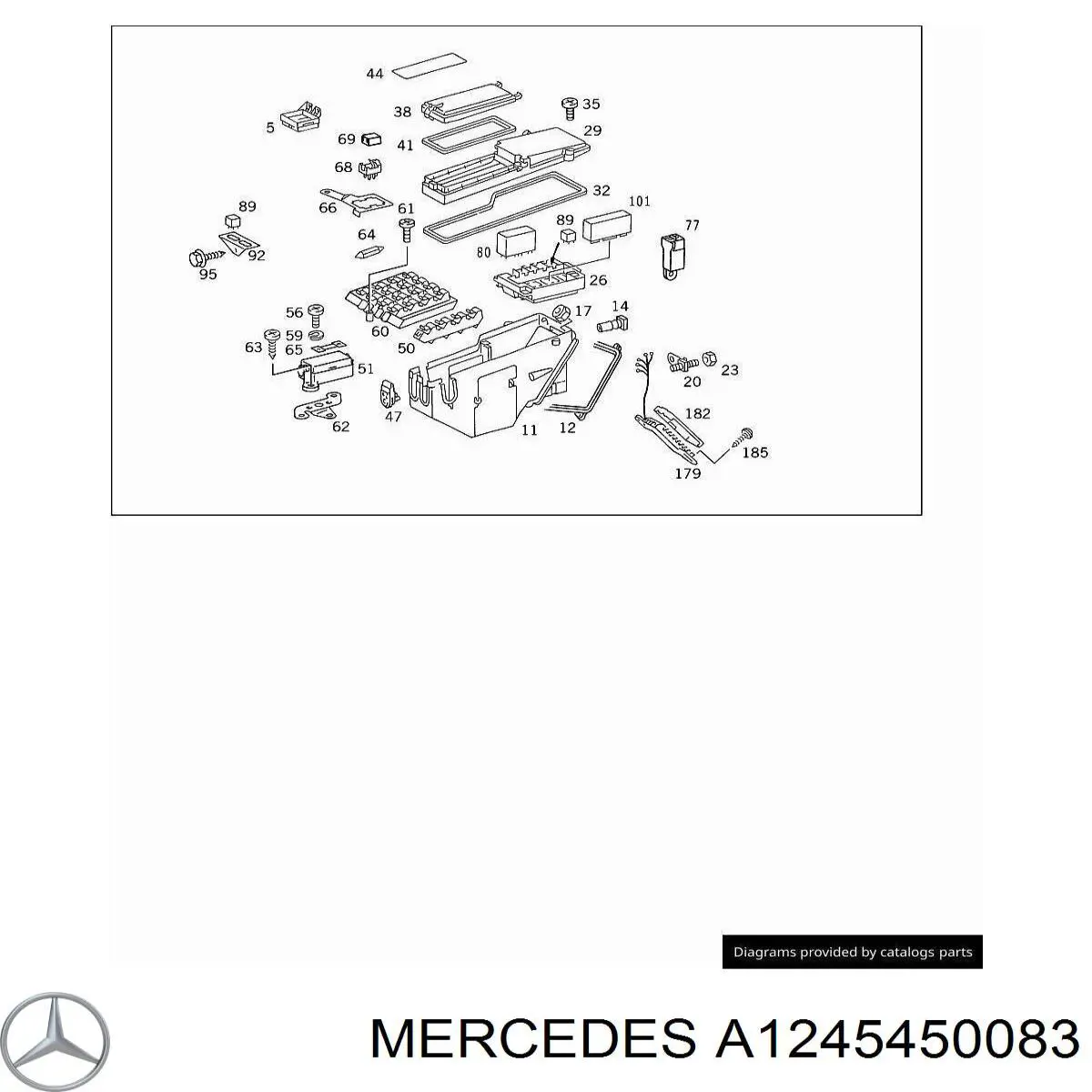 Купить 1245450083 Mercedes 