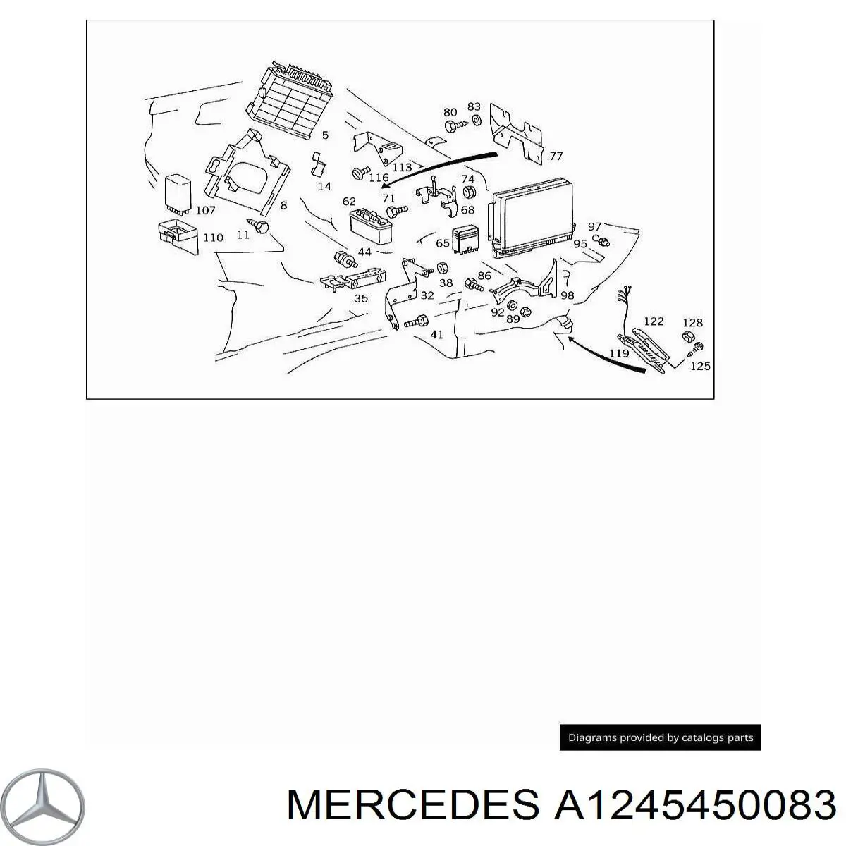  Mercedes 1245450083 цена, от 22.80 USD