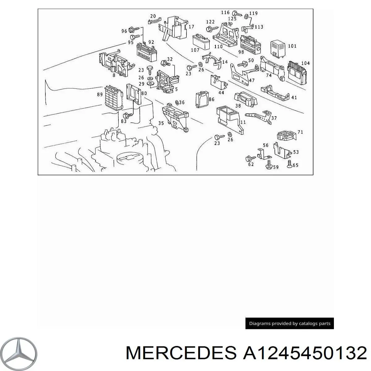  Mercedes 1245450132 цена, от 114.02 USD