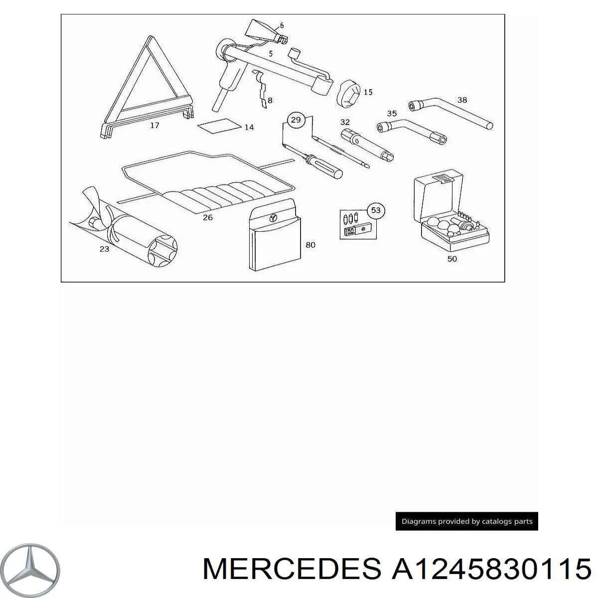  Mercedes 1245830115 цена, от 12.67 USD