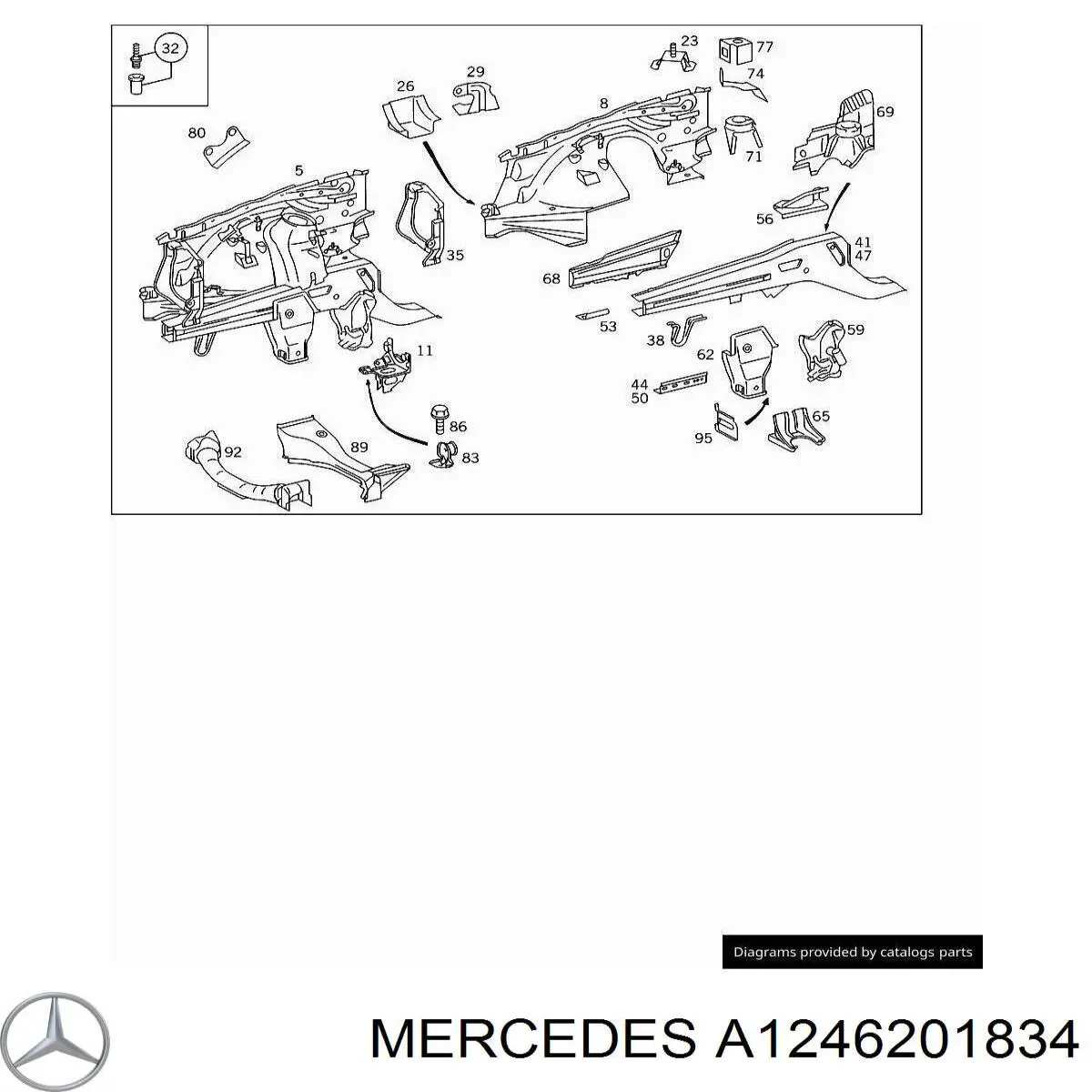 A1246201834 Mercedes 