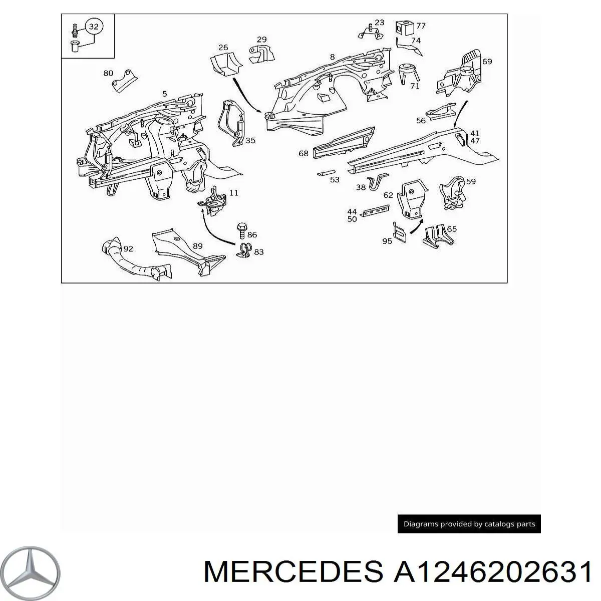 A1246202631 Mercedes 