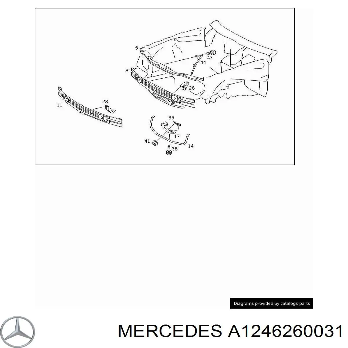 A1246260031 Mercedes 