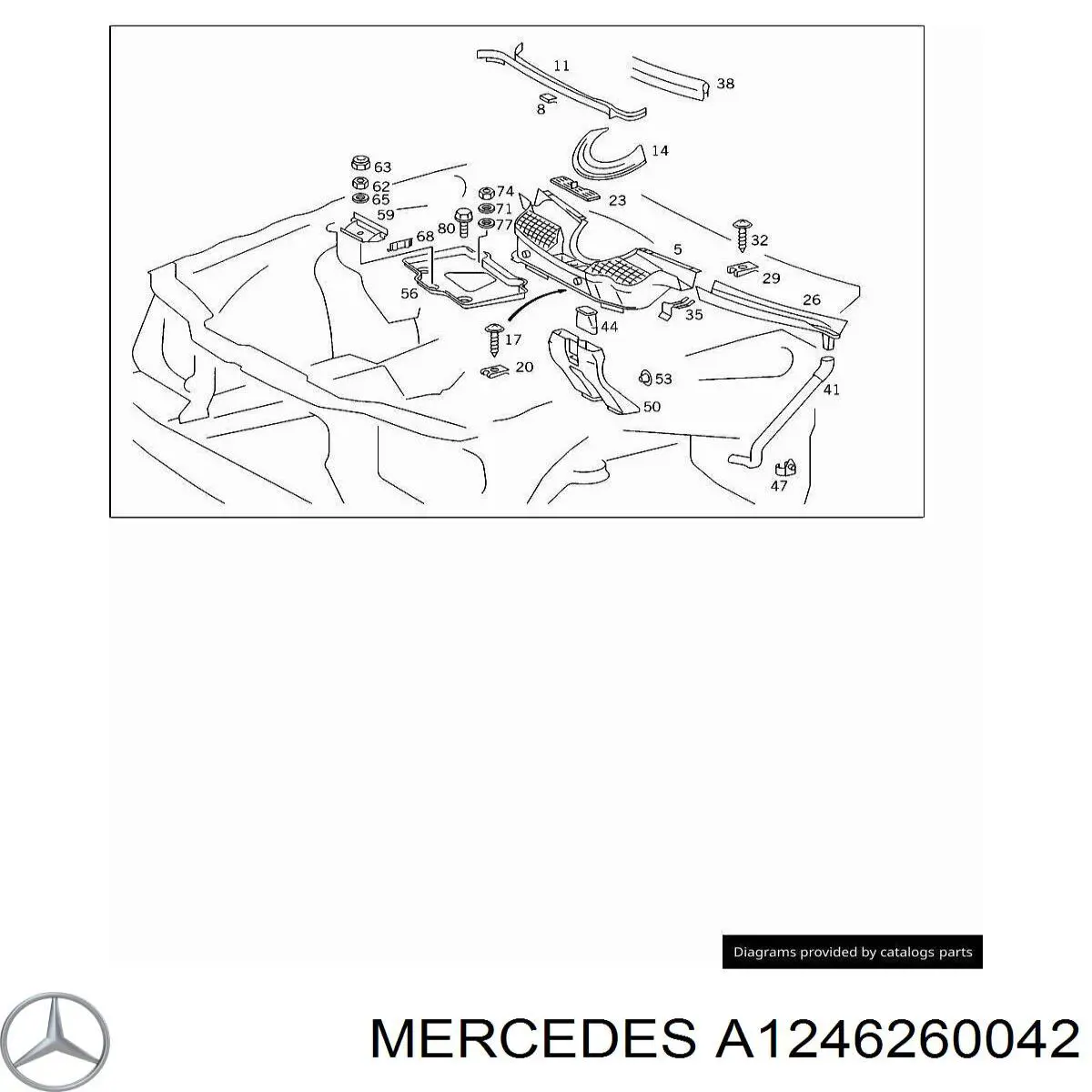 A1246260042 Mercedes 