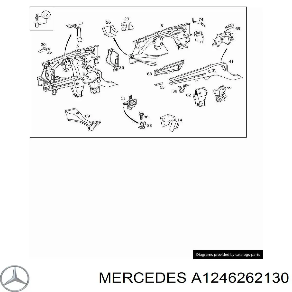 A1246262130 Mercedes 