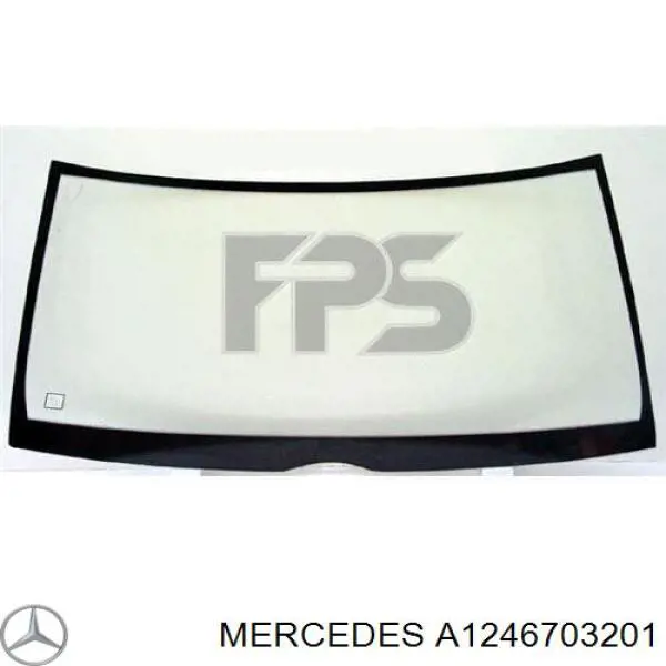 Pára-brisas para Mercedes E (W124)