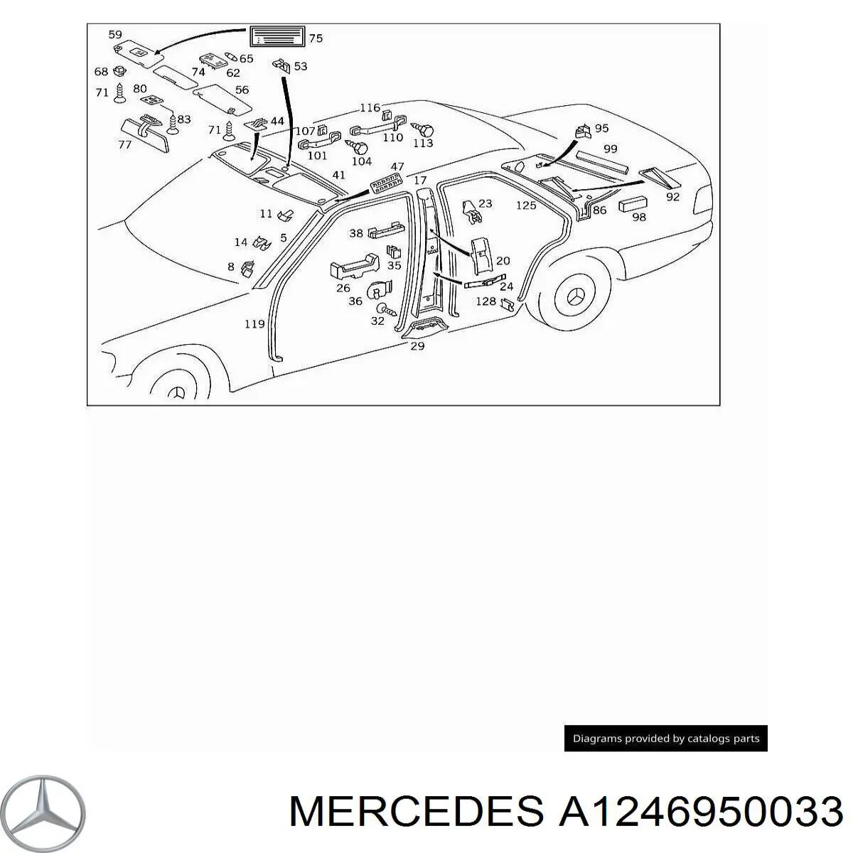 A1246950033 Mercedes 