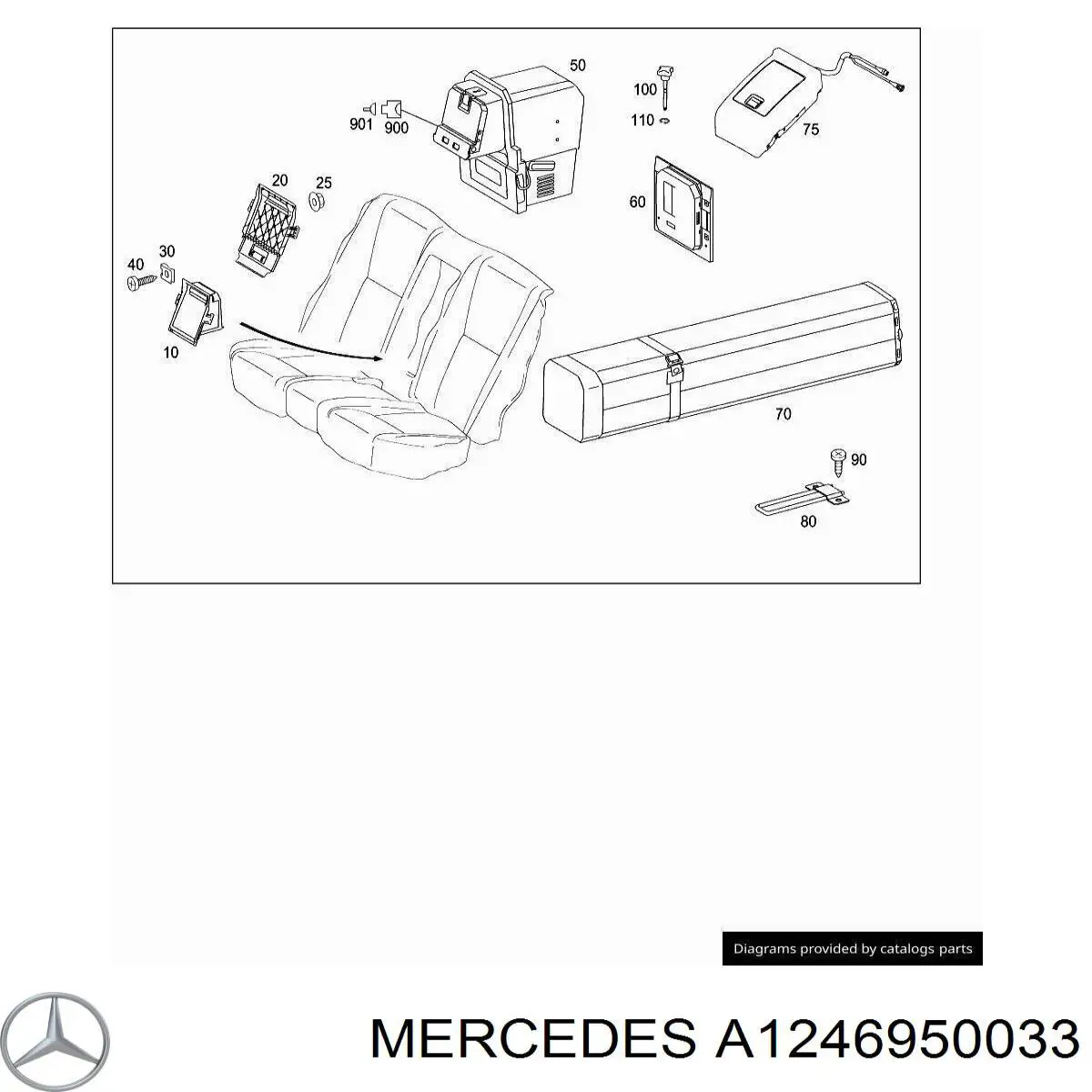 Купить A1246950033 Mercedes 