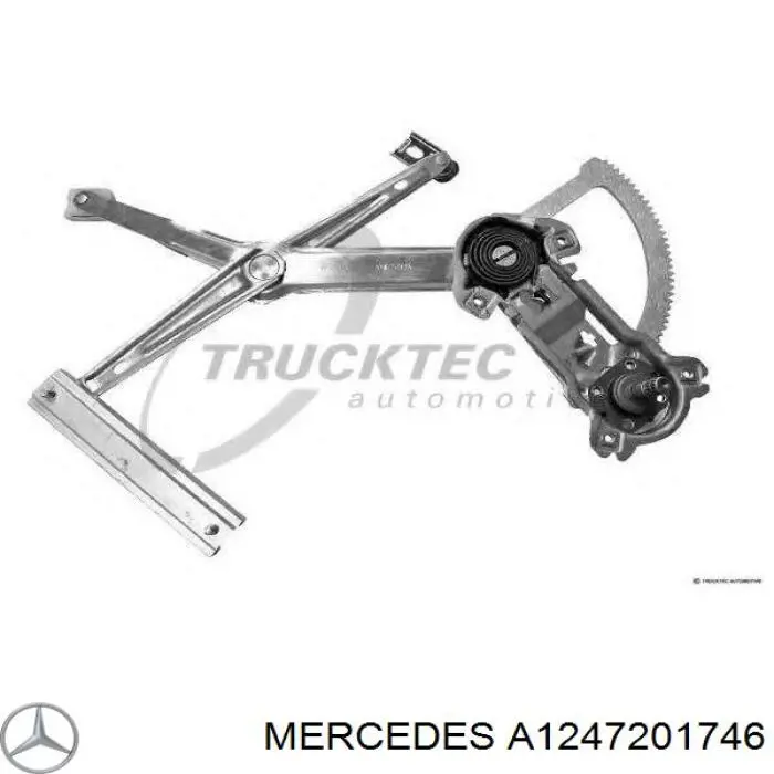 Механизм стеклоподъемника двери передней левой Mercedes A1247201746