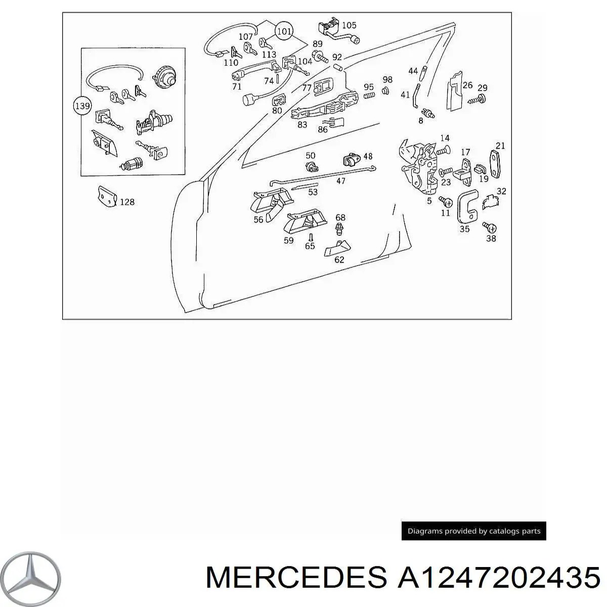 A1247202435 Mercedes 