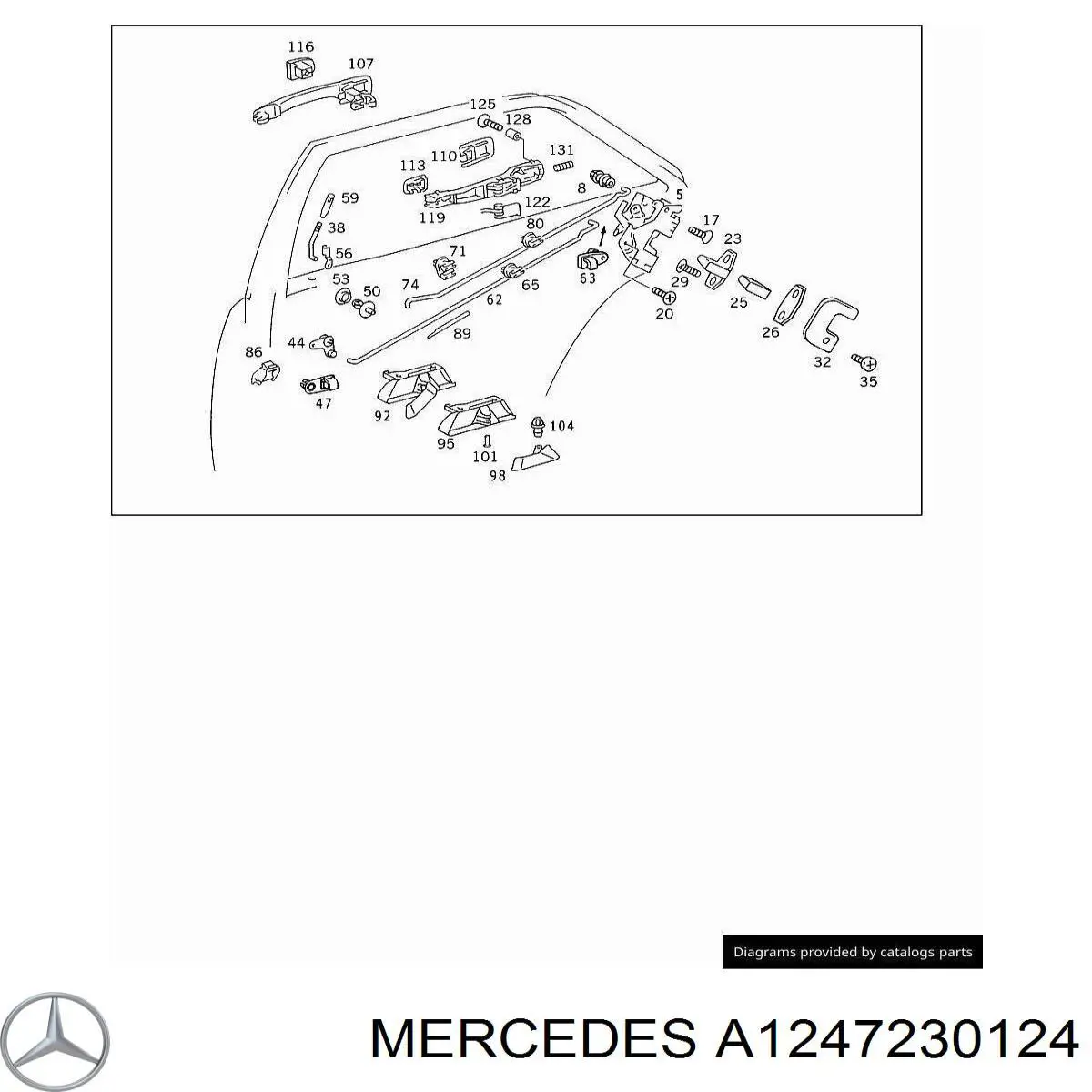  Mercedes 1247230124 цена, от 3.16 USD