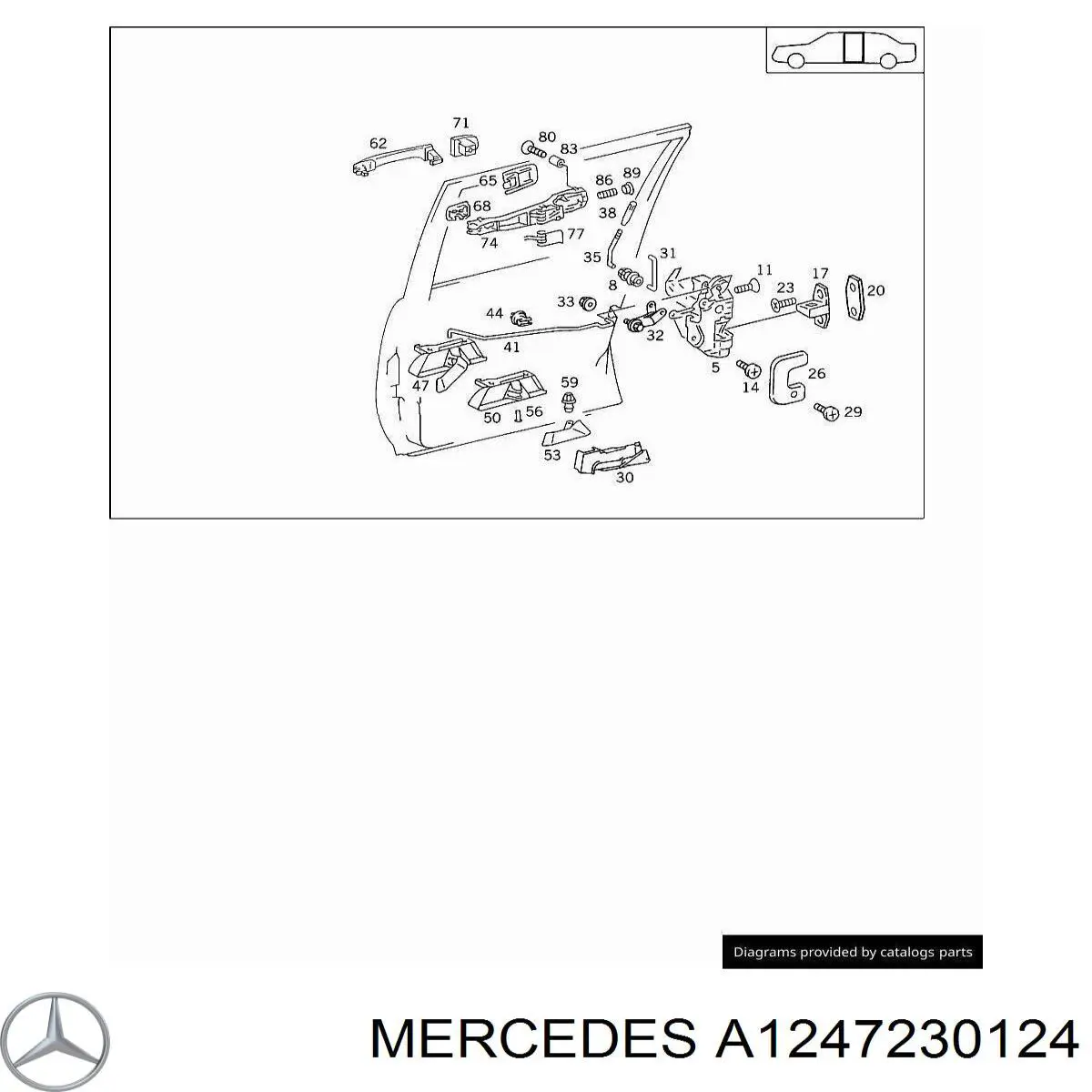 Купить 1247230124 Mercedes 