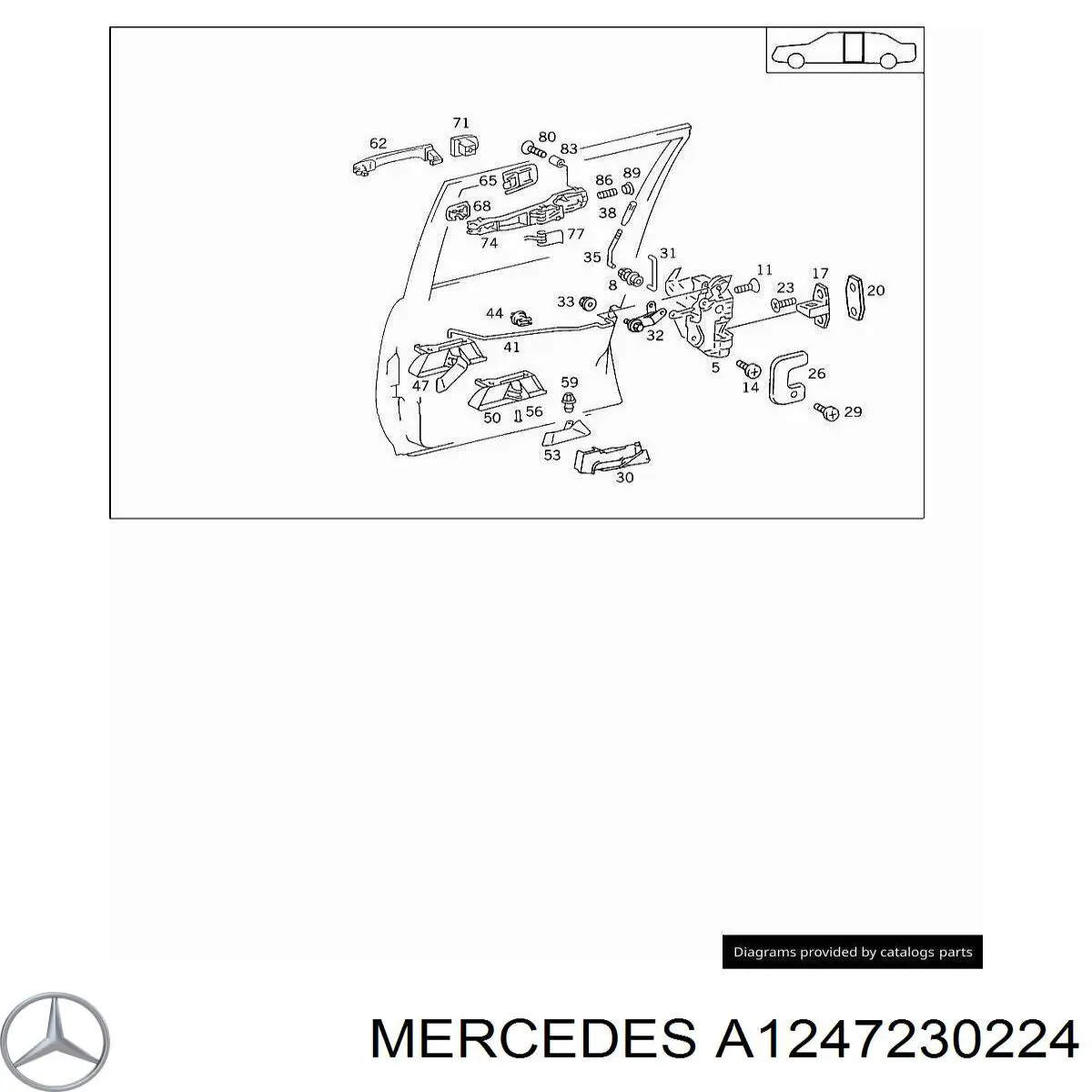 Купить A1247230224 Mercedes 