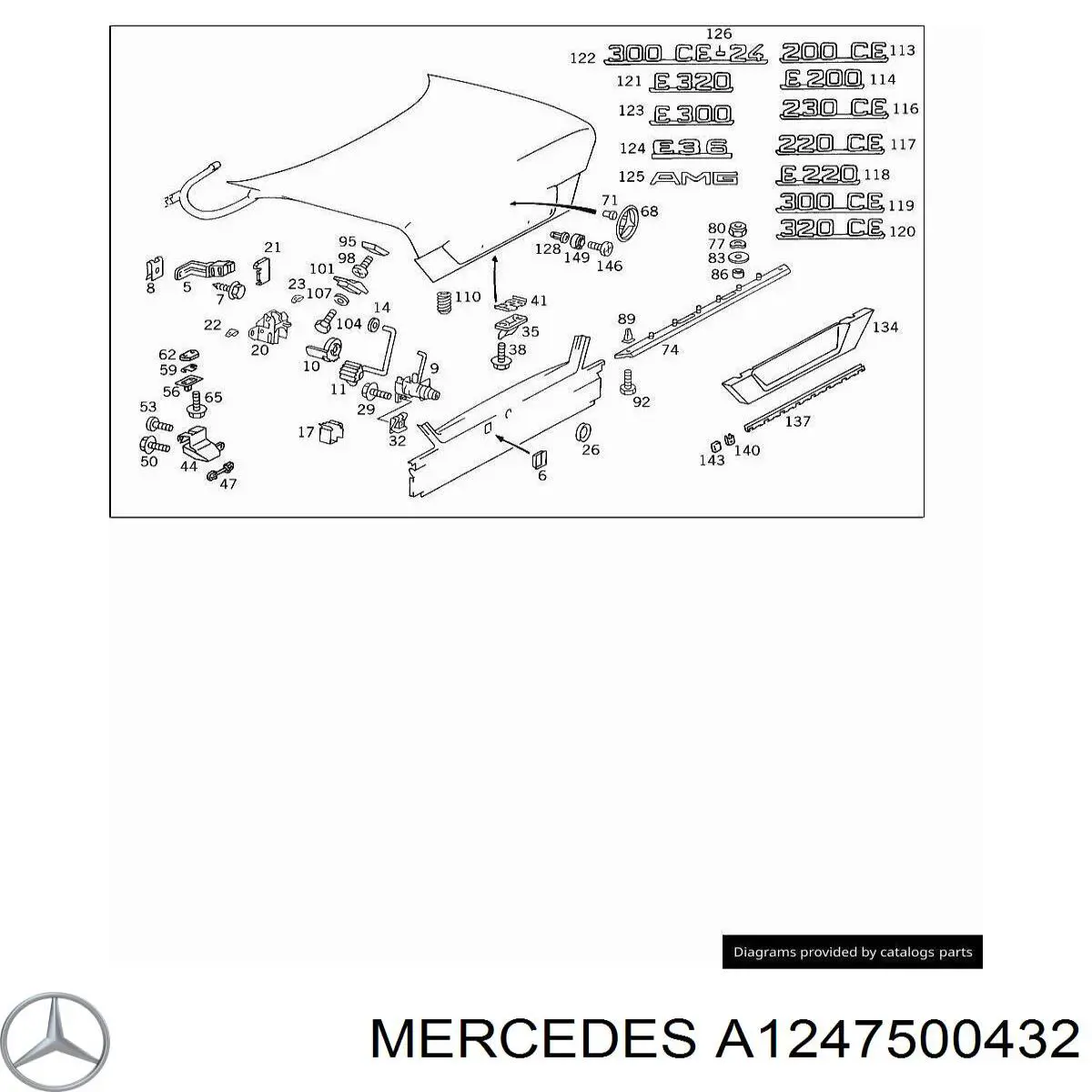 A1247500432 Mercedes 