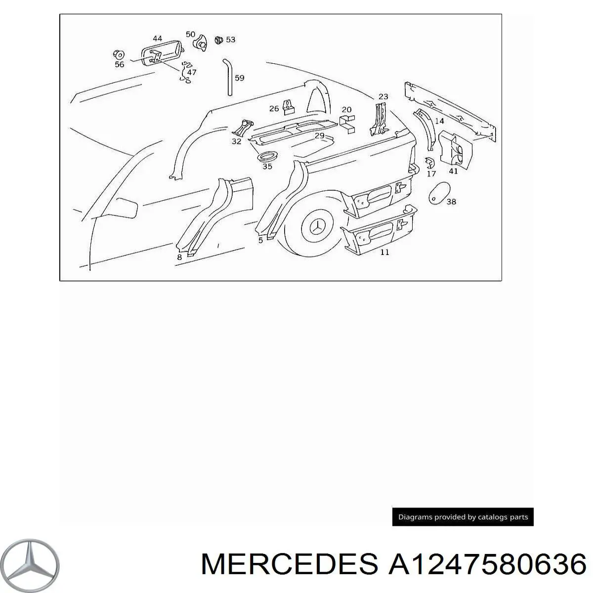 Купить A1247580636 Mercedes 