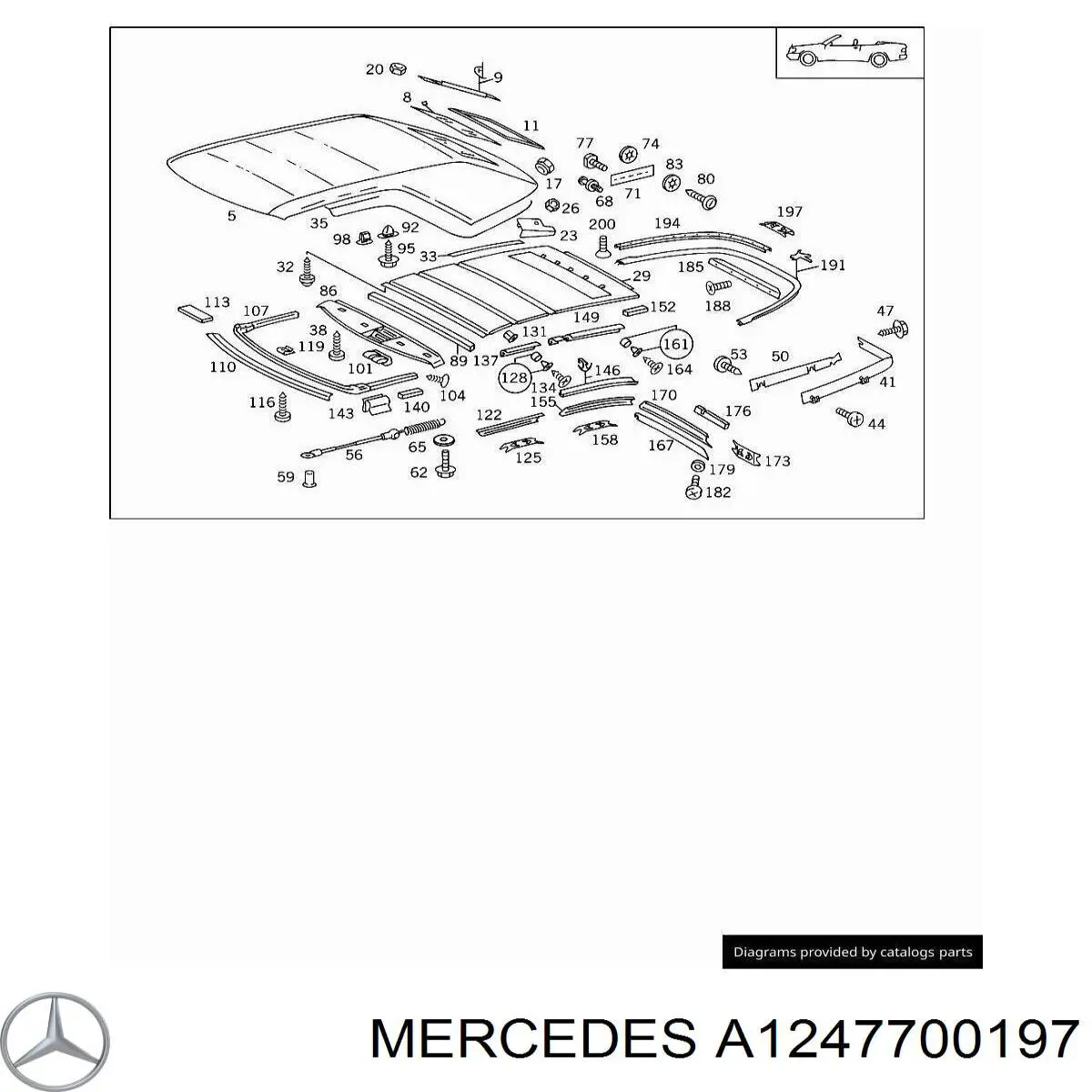 A1247700197 Mercedes 