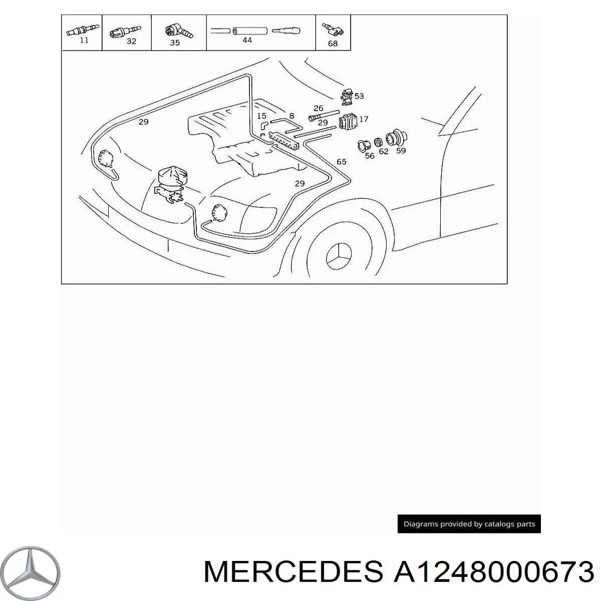  Mercedes A1248000673 цена, от 5.64 USD