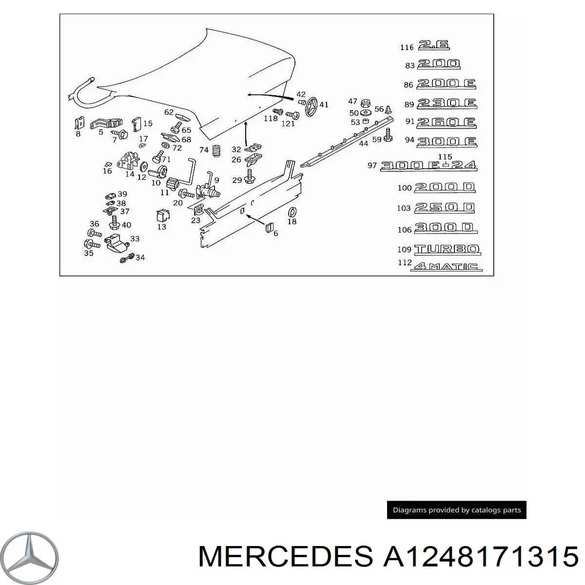 A1248171315 Mercedes 