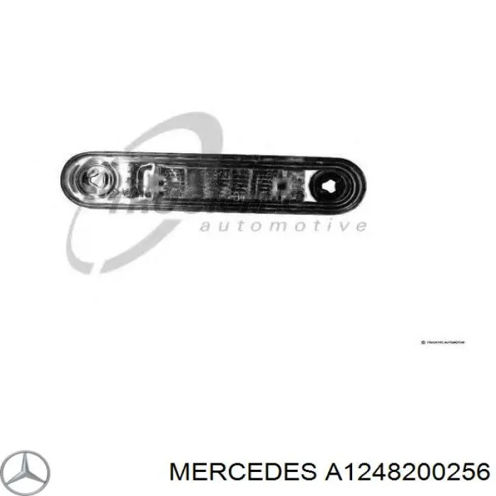 Фонарь подсветки номерного знака A1248200256 Mercedes