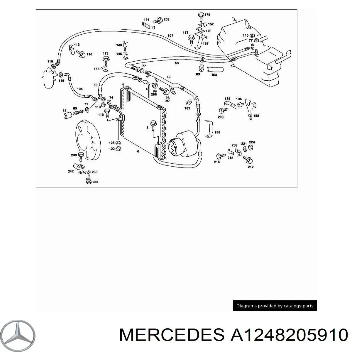 A1248205910 Mercedes датчик абсолютного давления кондиционера