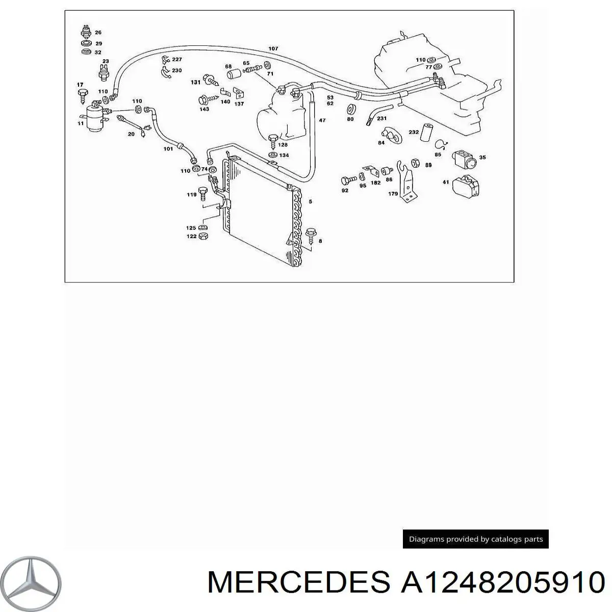 Датчик абсолютного давления кондиционера Mercedes A1248205910 цена, от 10.63 USD
