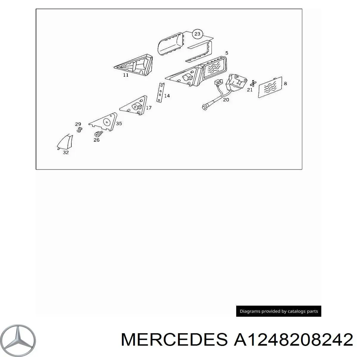  Mercedes A1248208242 цена, от 356.94 USD