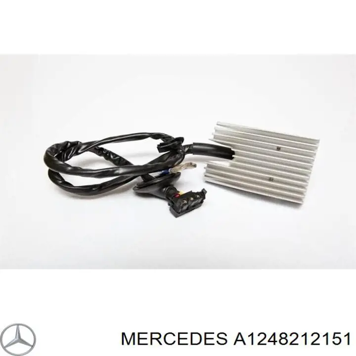 A1248212151 Mercedes резистор (сопротивление вентилятора печки (отопителя салона))