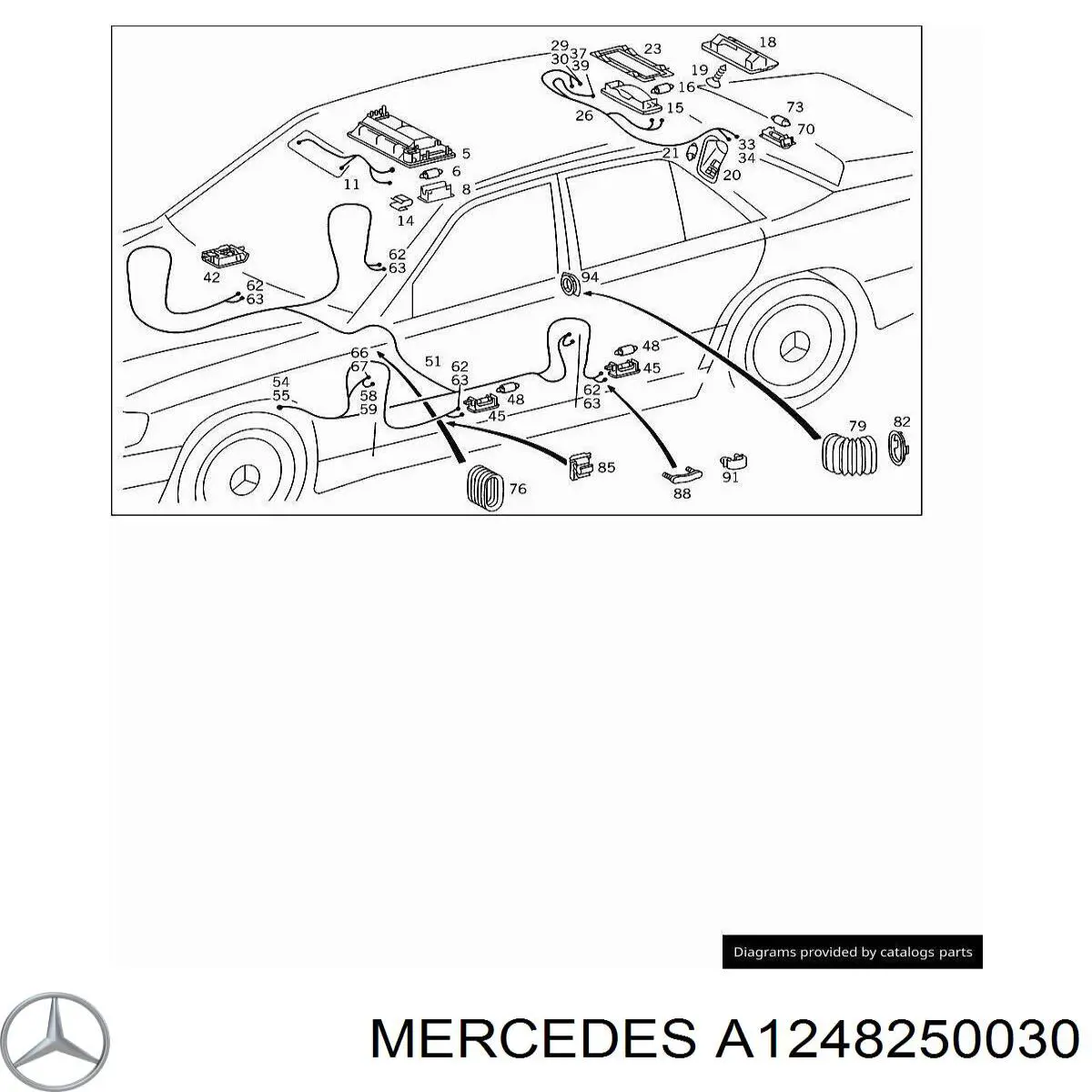 A1248250030 Mercedes