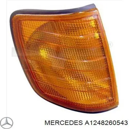 Указатель поворота правый Mercedes A1248260543