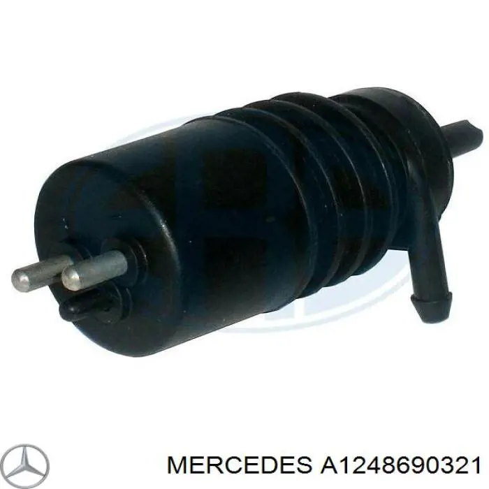 A 124 869 03 21 Mercedes насос-мотор омывателя стекла переднего