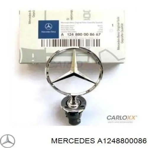 Эмблема капота A2018800086 Mercedes
