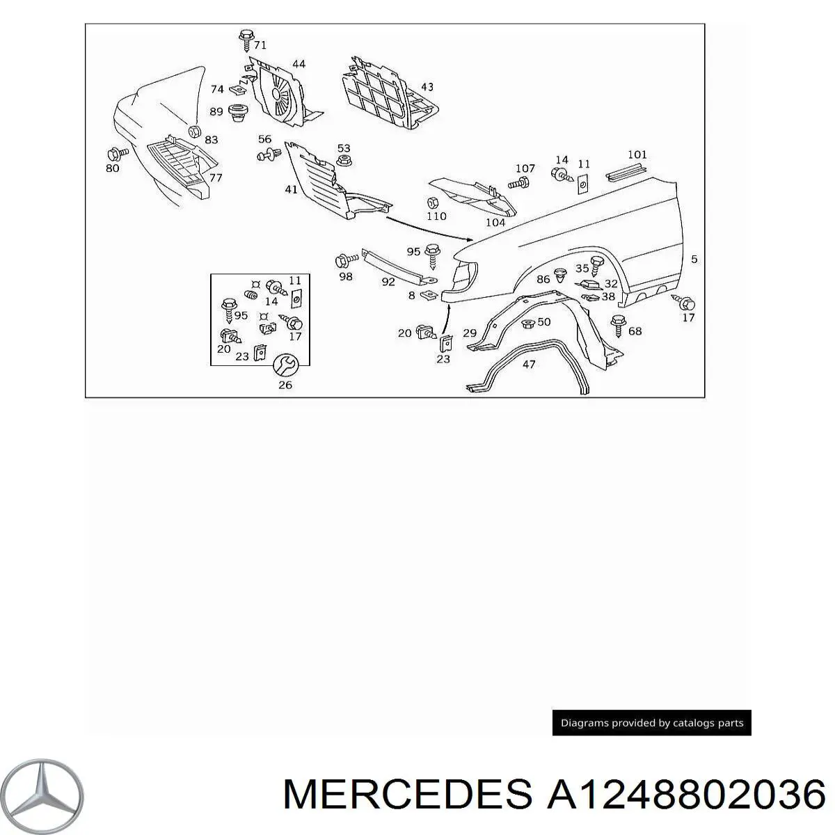 A1248802036 Mercedes 