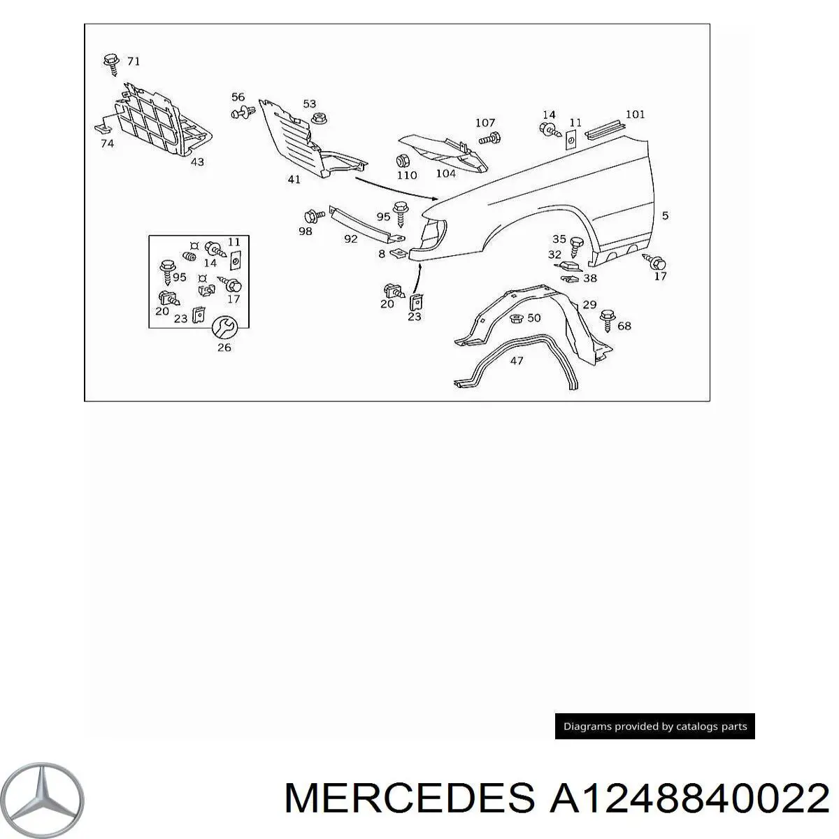 A1248840022 Mercedes