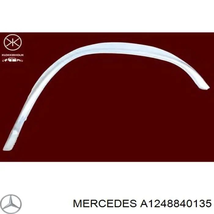 Подкрылок передний левый A1248840135 Mercedes