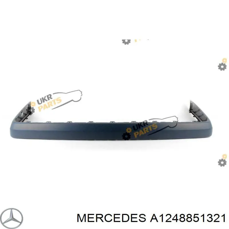 A1248851321 Mercedes накладка бампера заднего