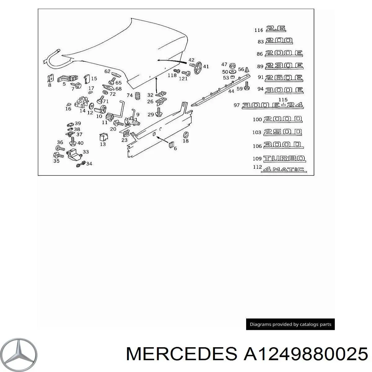  A1249880025 Mercedes