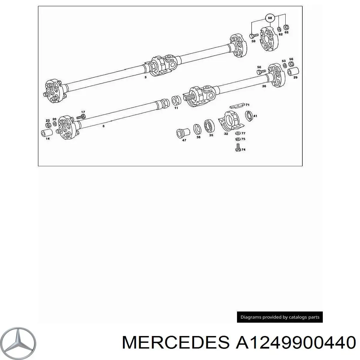  Mercedes A1249900440 цена, от 1.73 USD