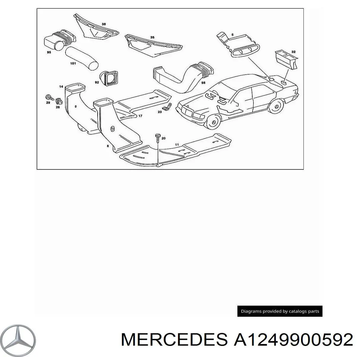 A1249900592 Mercedes 